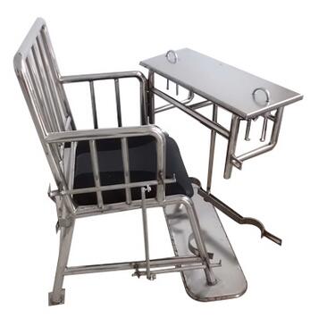 ZAS-B-10标准不锈钢审讯椅
